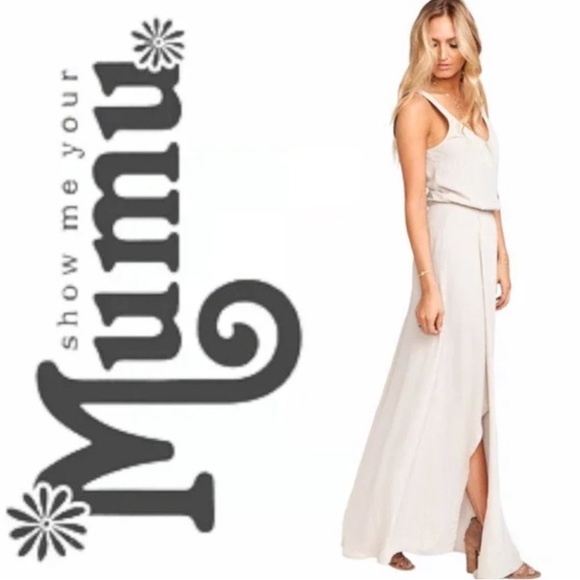 SMYM • Beige Kendall Maxi Dress - Picture 6 of 11